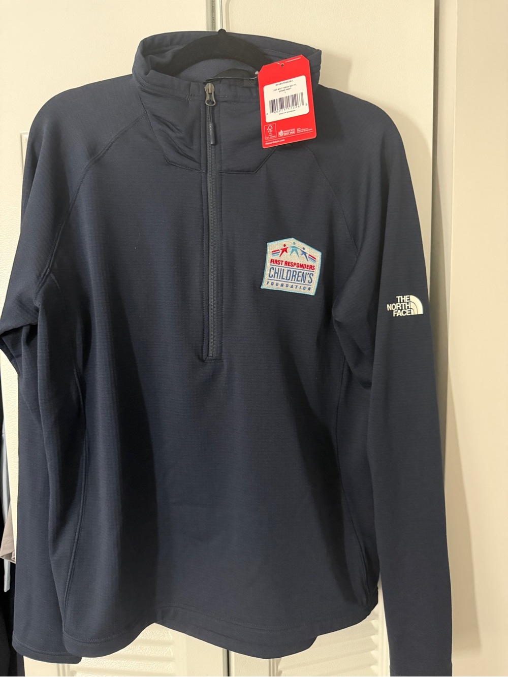 The North Face Men's Navy Zip-Up Pullover